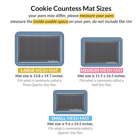 Non Stick Baking Mats-Mesh