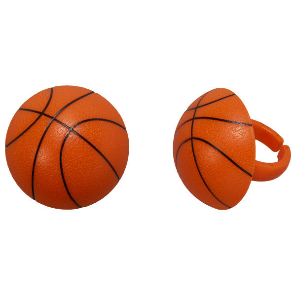 Basketball Cupcake Rings