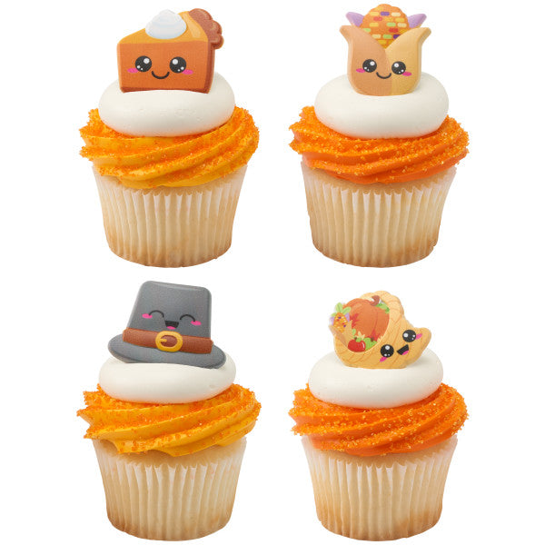 Thanksgiving Cuties Cupcake Rings