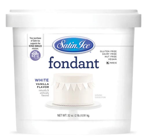 Satin Ice White Vanilla Fondant