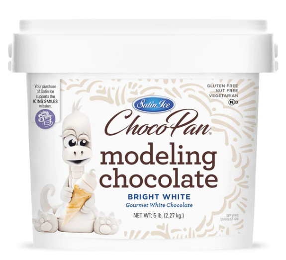 Satin Ice Bright White Modeling Chocolate