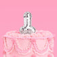 Penis Disco Topper Set - 3 mirrored cake toppers