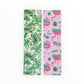 Flamingo/Tropical Leaves Tall Cookie Backer