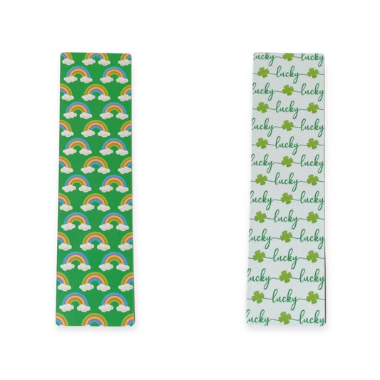 Saint Paddy's Day Rainbows Tall Cookie Backer