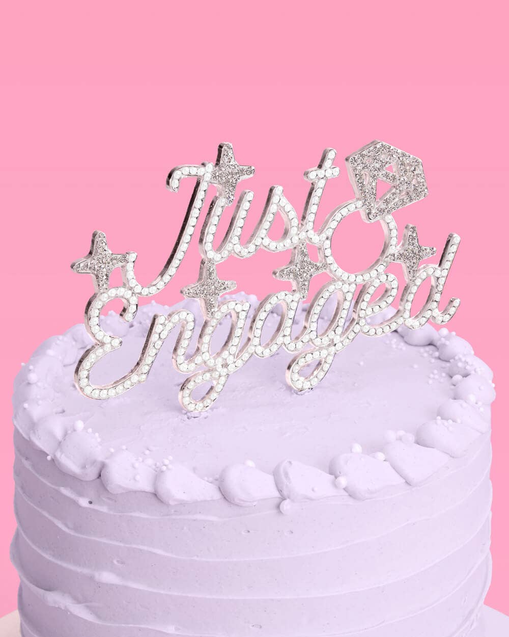 Just Engaged Topper 6" x 5.5"