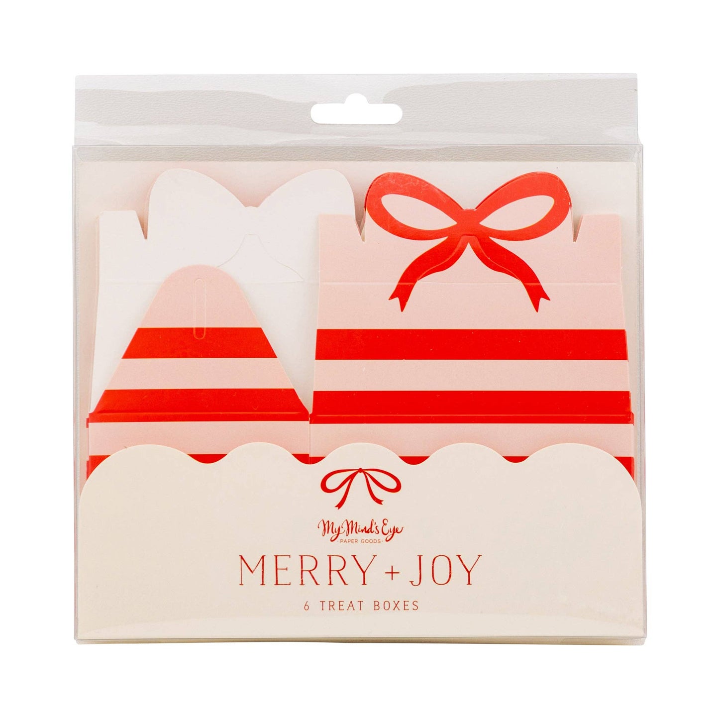 Red and Pink Gable Boxes