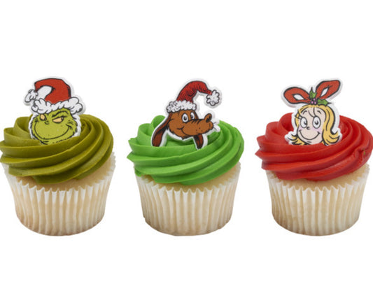 Grinch Cupcake Rings