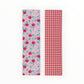 Cherries/Red Plaid/Gingham Tall Cookie Backer