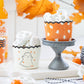 Orange Ghosts 5 oz Baking Cups
