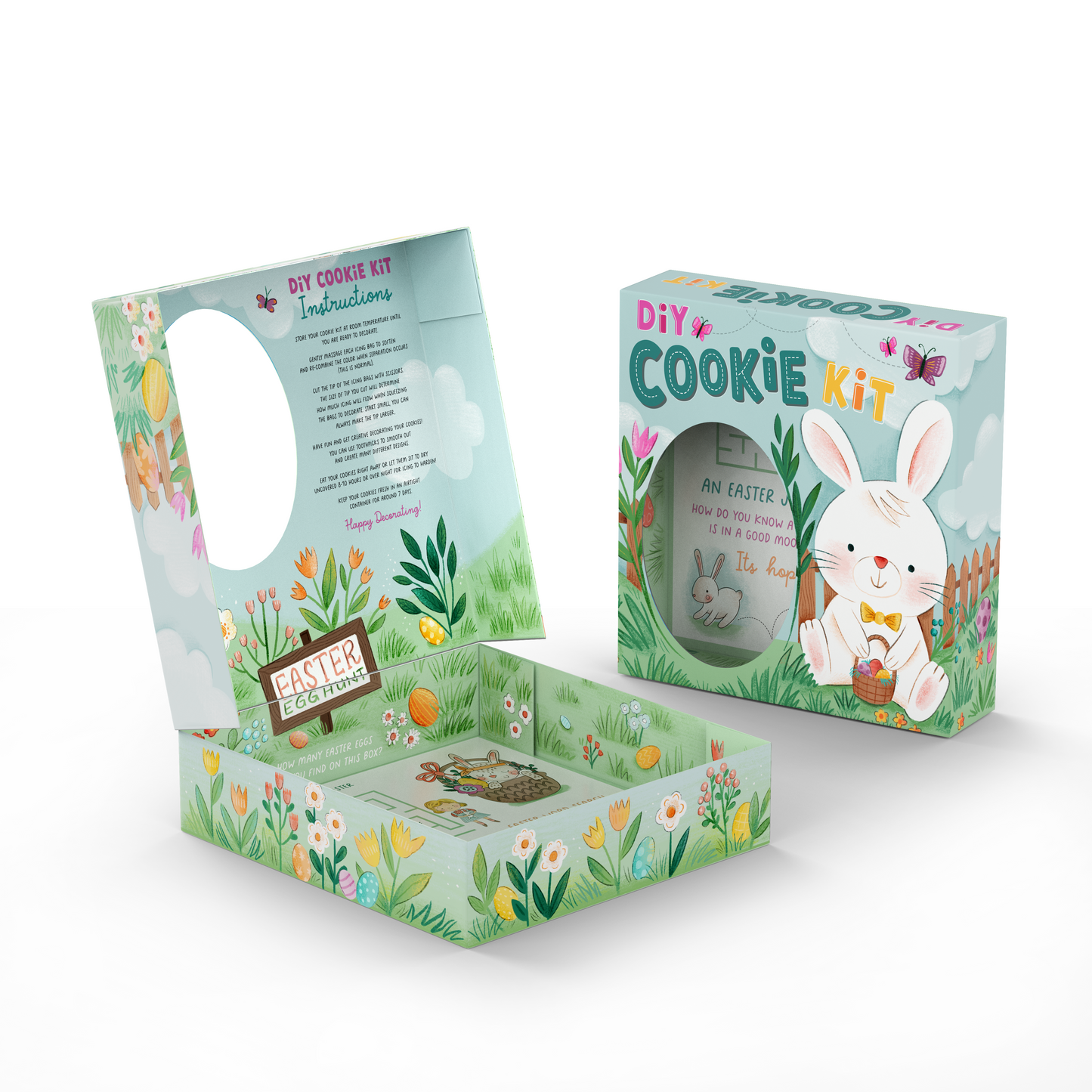 DIY Easter Cookie Kit Box