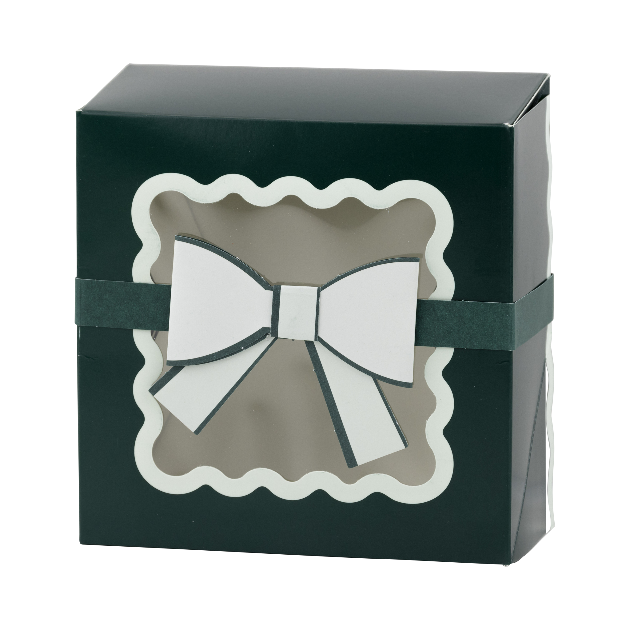 Green Bow Ric Rac Cookie Box – The Dessert Depot