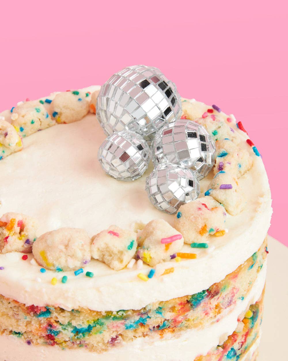 Disco Ball Cake Topper