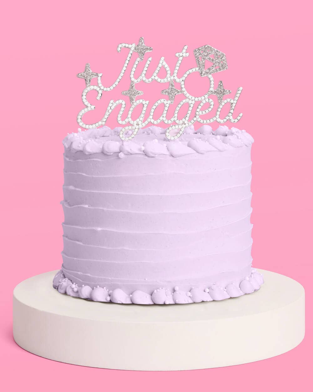 Just Engaged Topper 6" x 5.5"