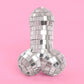 Penis Disco Topper Set - 3 mirrored cake toppers