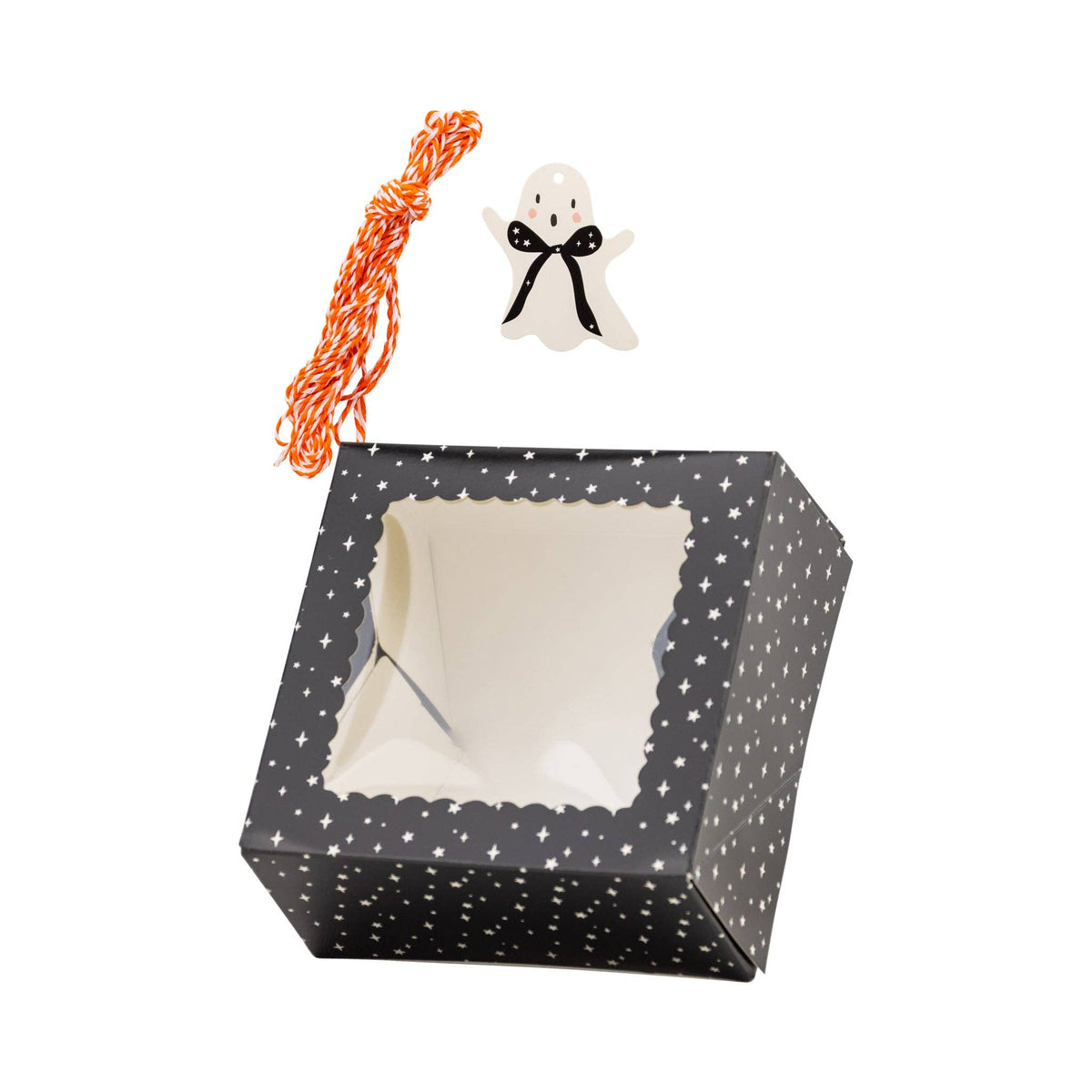 Ghost with Bow Cookie Box (6ct)