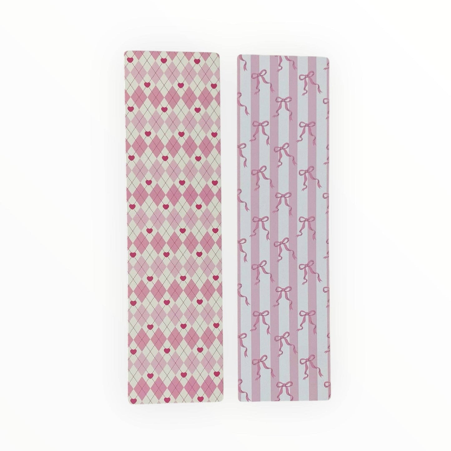 Coquette/Pink Bows/Pink Argyle Tall Cookie Backer