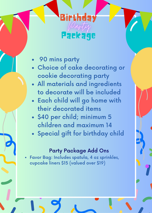 Birthday Party Package