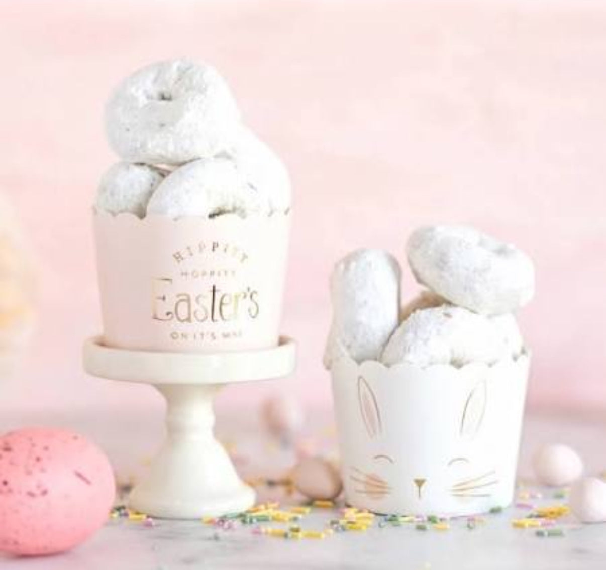 Happy Easter Bunny Food Cups (36 pcs)