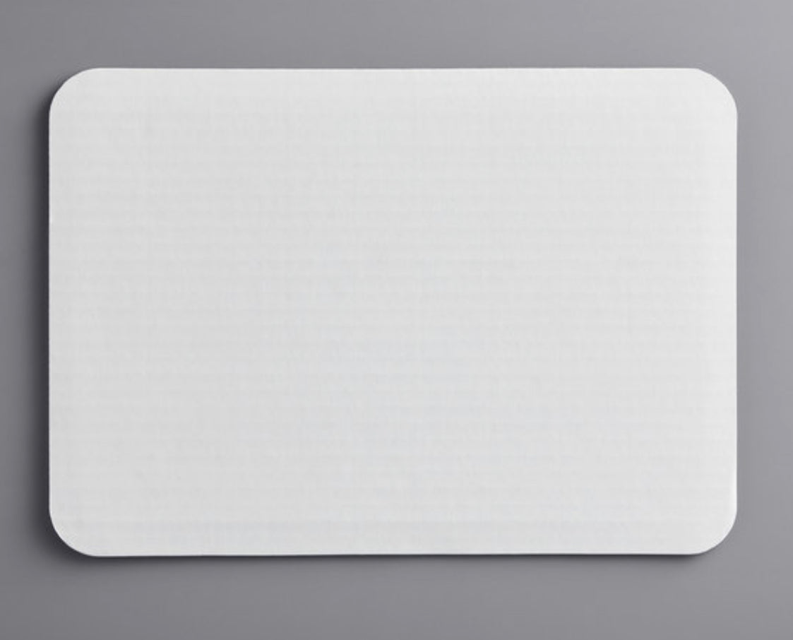 Quarter Sheet Cake White Corrugated Grease Resistant Board