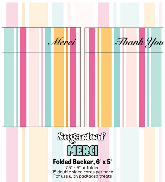 Folded Cookie Backers-Merci