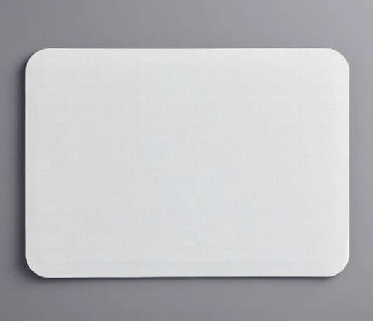 Half Sheet Cake White Corrugated Grease Resistant Board