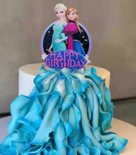 Frozen Cake Topper Elsa and Anna