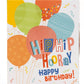 Hip Hip Hooray Happy Birthday Greeting Card