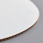 6" White Corrugated Grease Resistant Cake Circle