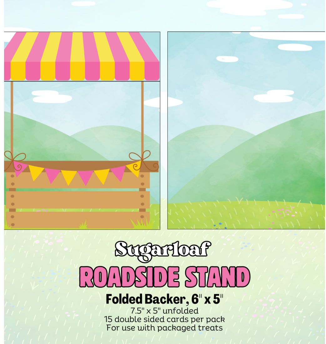 Folded Cookie Backers-Roadside Stand