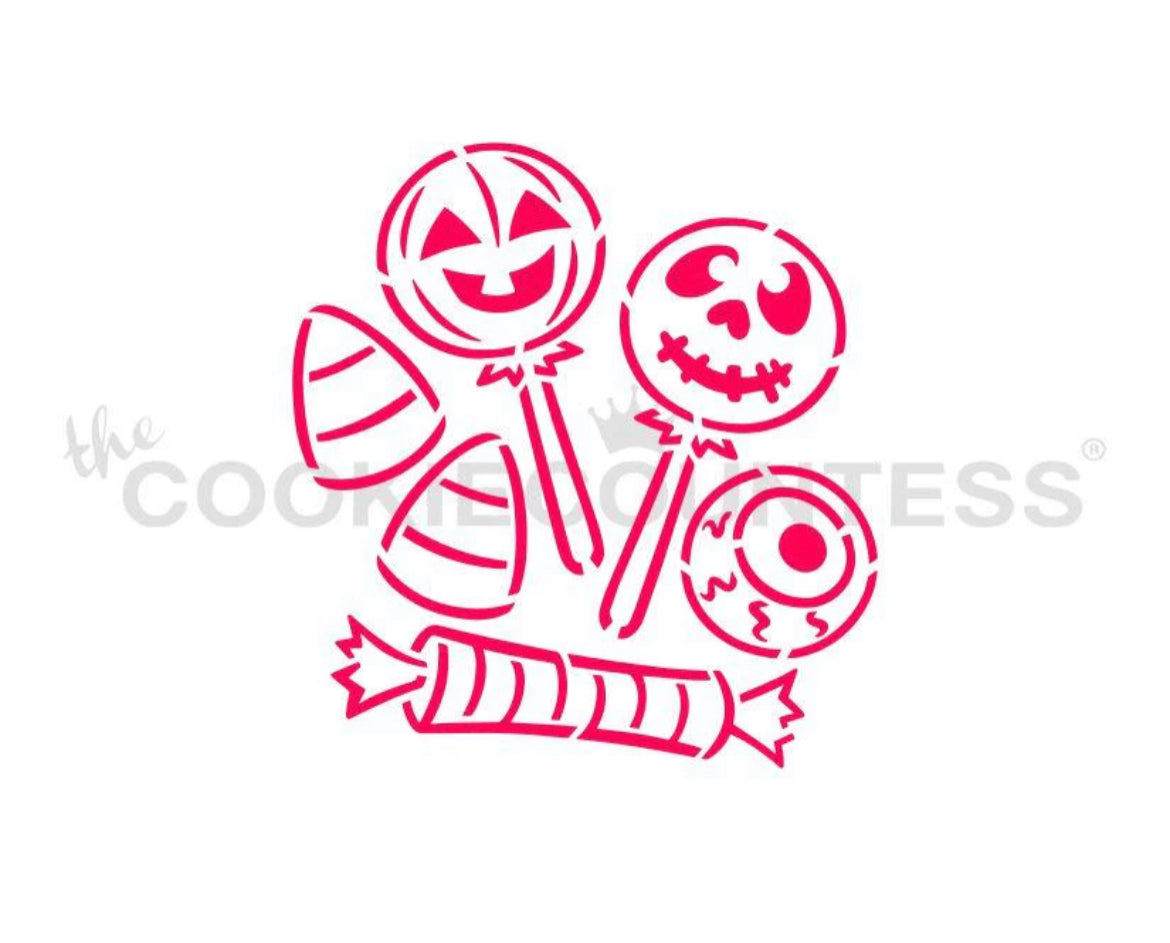 Halloween Candy PYO Stencil