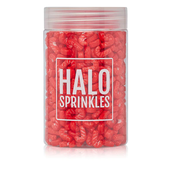 Halo Sprinkles-Candy Cane Shapes