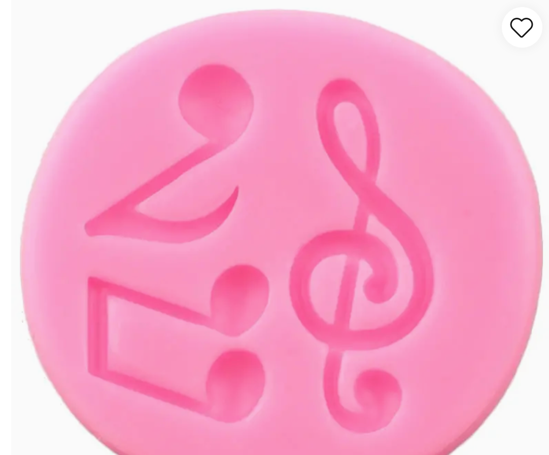 Music Notes Silicone Mold