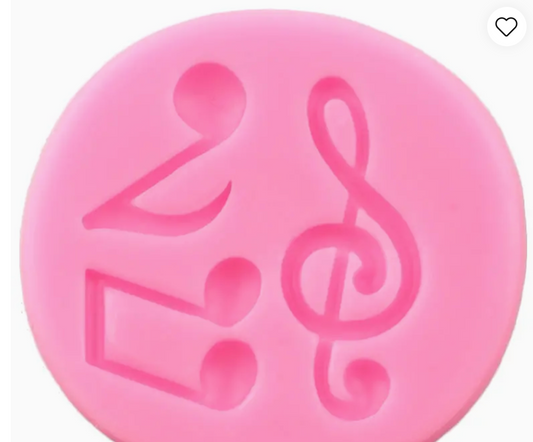 Music Notes Silicone Mold