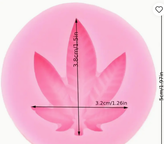 Single Weed Silicone Mold