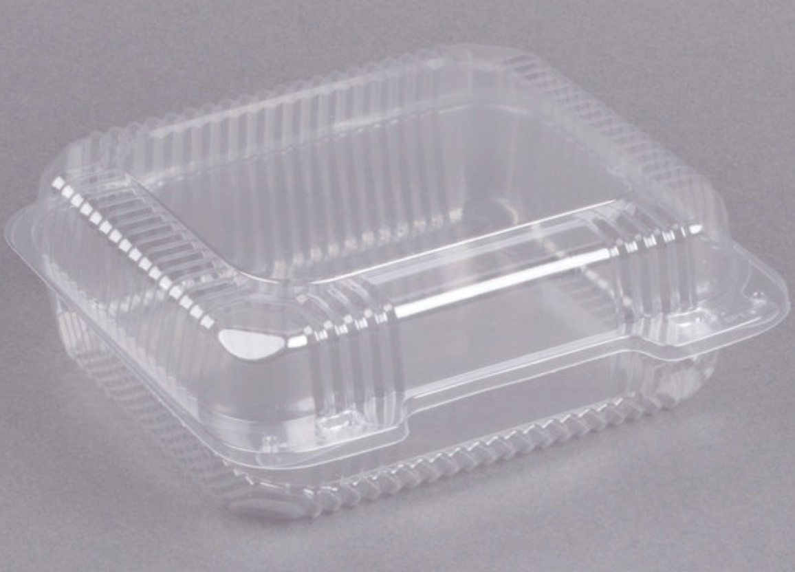 8.25x7.75x3" Plastic Container