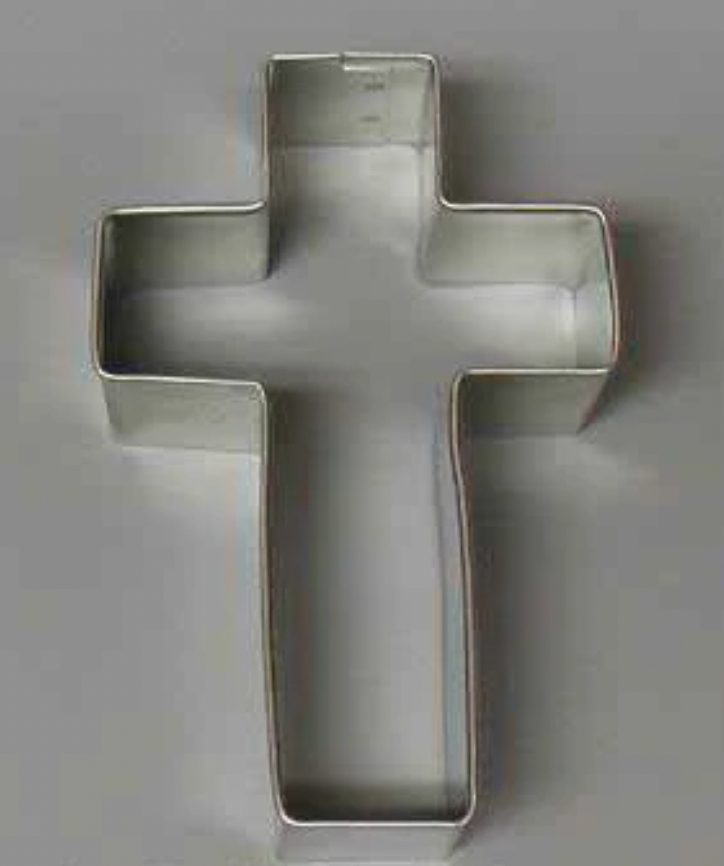 4" Cross Cookie Cutter