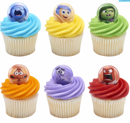 Inside Out 2 Cupcake Rings