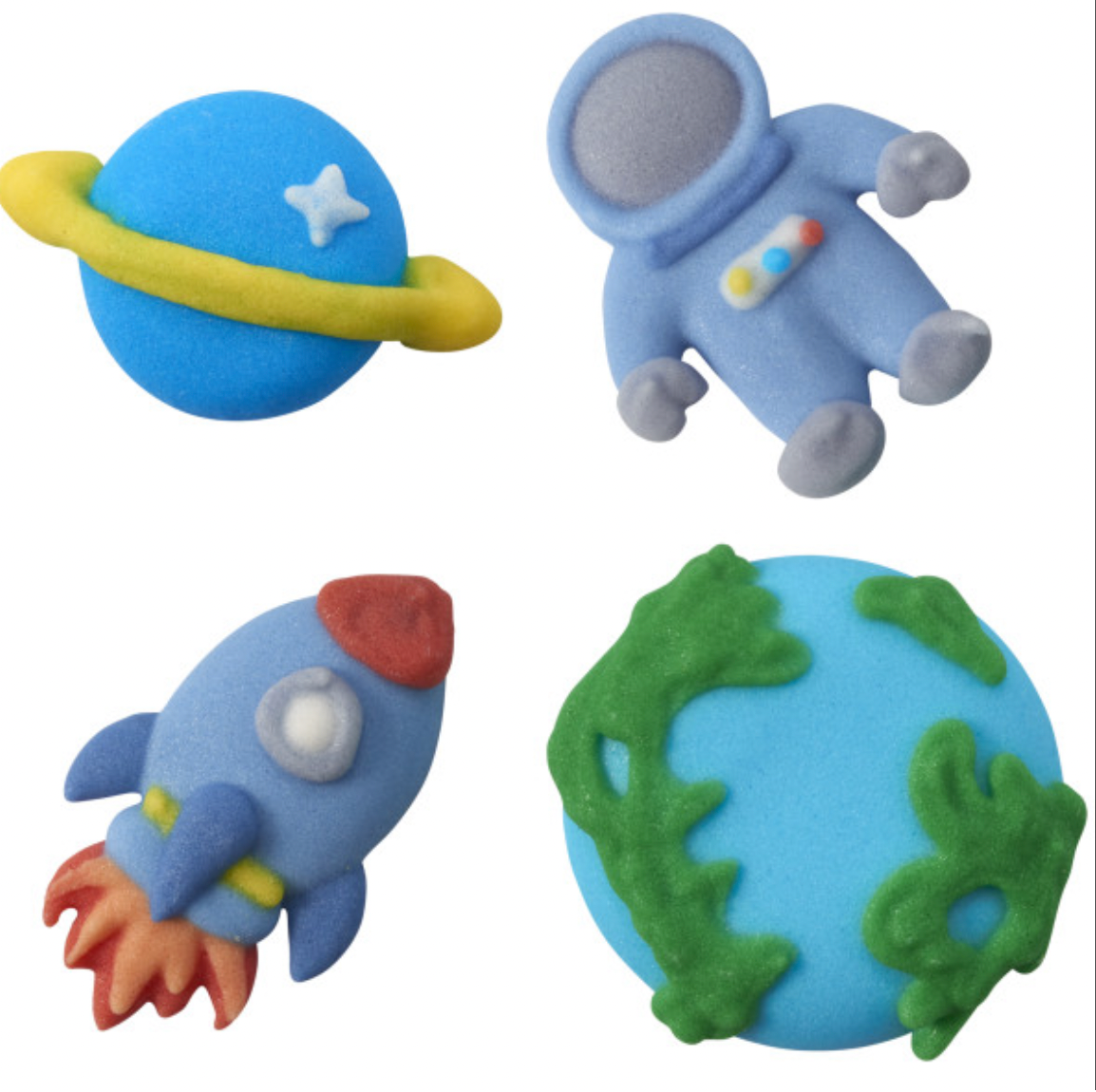 Space Royal Icing Decorations