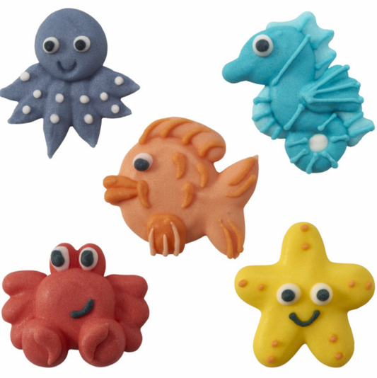 Sea Life Royal Icing Decorations