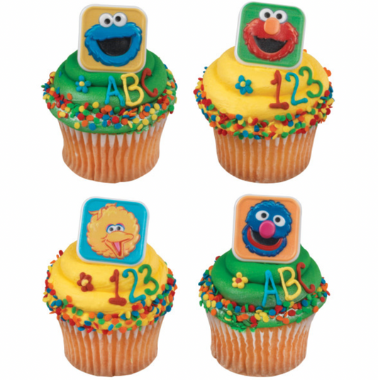 Sesame Street Cupcake Toppers