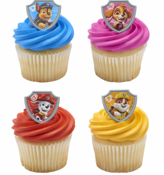 Paw Patrol Child Cupcake Toppers