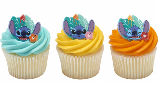 Disney Stitch Cupcake Toppers