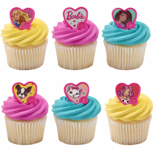 Barbie Cupcake Toppers