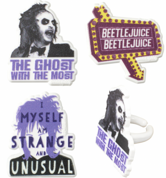 Beetlejuice Cupcake Toppers