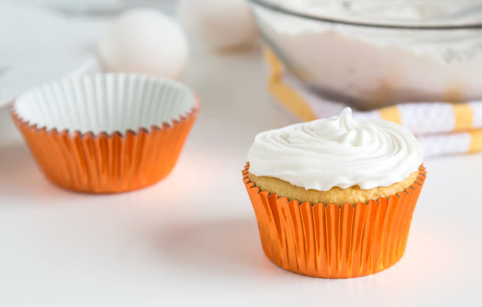 Orange Foil Bake Cups