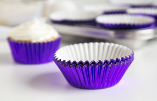 Purple Foil Bake Cups