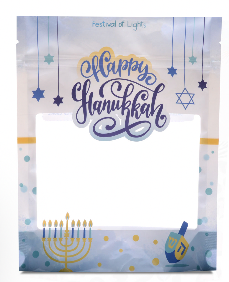 Happy Hanukkah Cookie Pouches