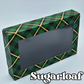 Green & Gold Plaid Box 8"x5"x1.25"