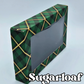 Green & Gold Plaid Box 8"x5"x1.25"