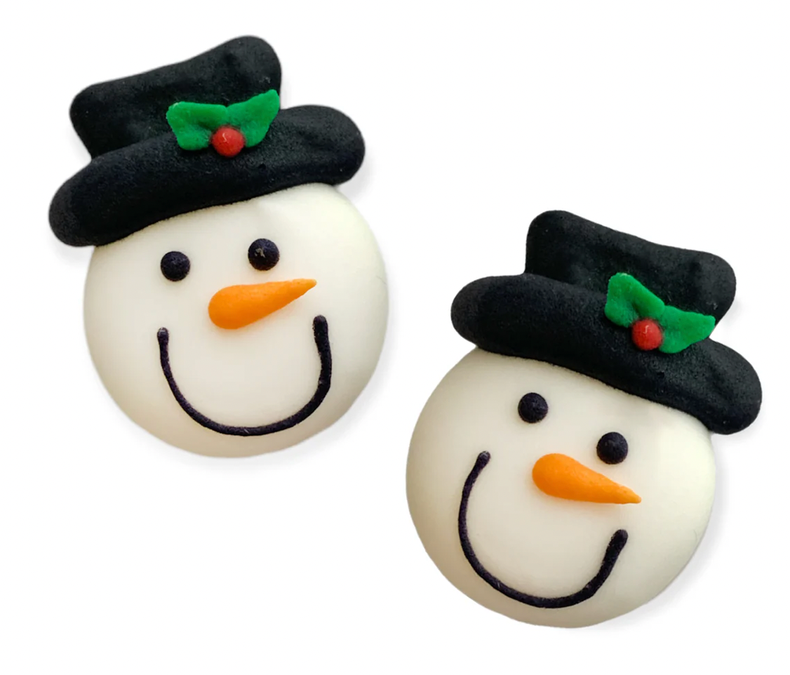 Snowman Royal Icing Decorations